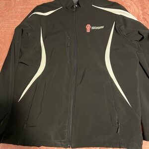Men's Black and White Performance Jacket